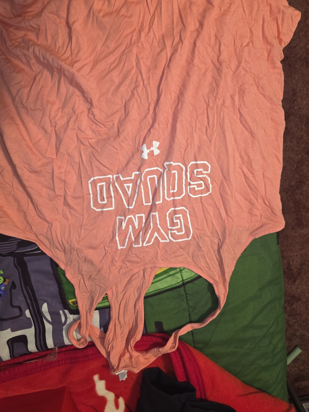 Under Armour Coral Pink 'Gym Squad' Athletic Tank